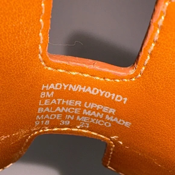 Tan Slide Sandals - Picture 2 of 3